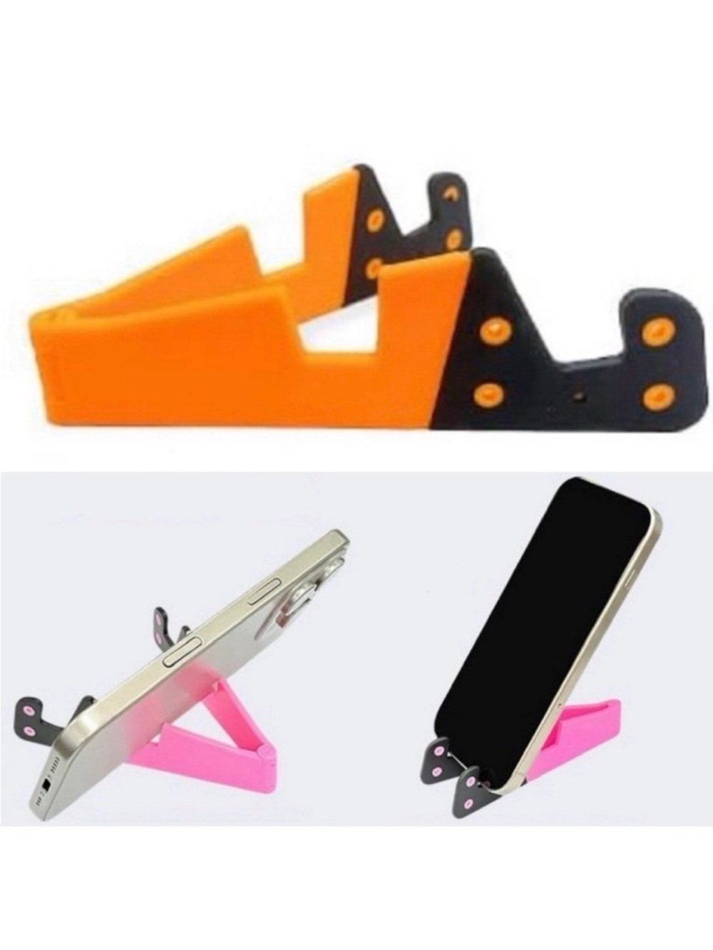 💞 New Orange & Black Travel Universal Folding Phone Stand